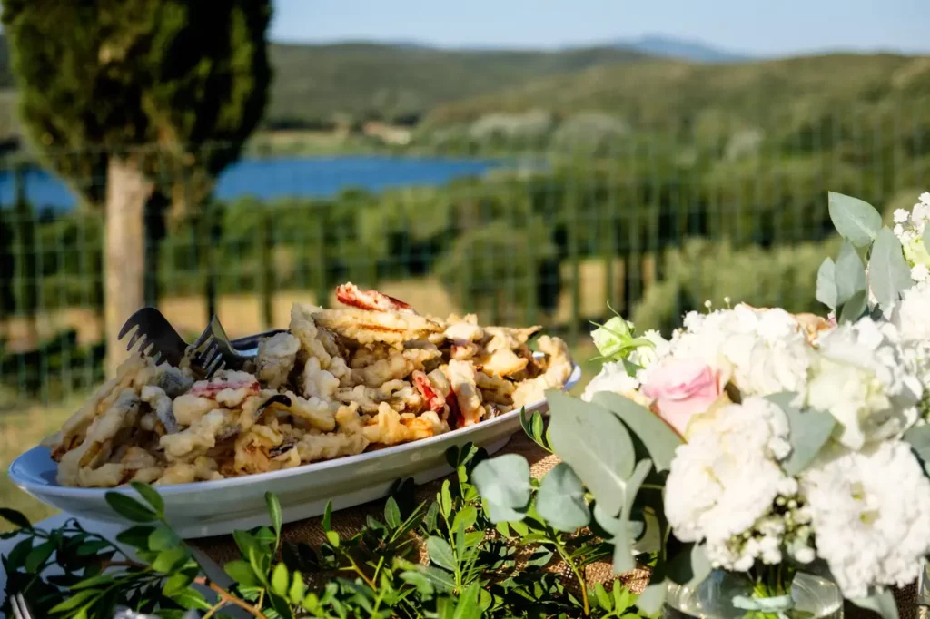 Antipasto a bordo piscina